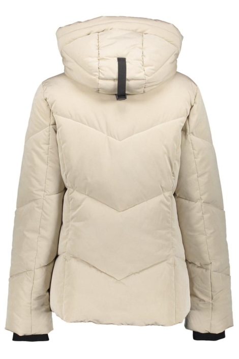 Geisha beige dames jas | Achteraanzicht