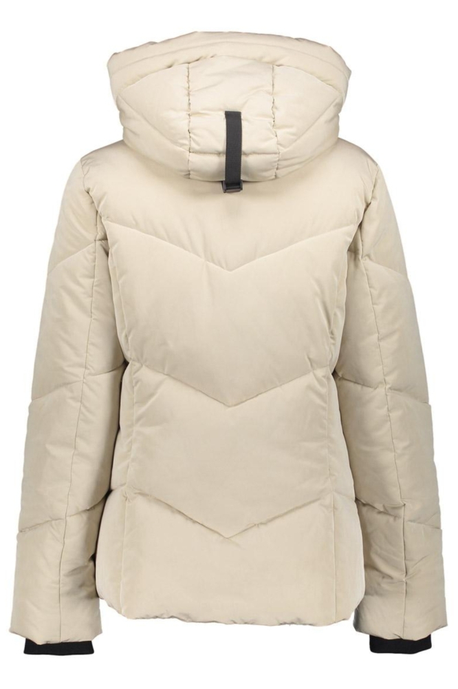 Geisha beige dames jas | Achteraanzicht