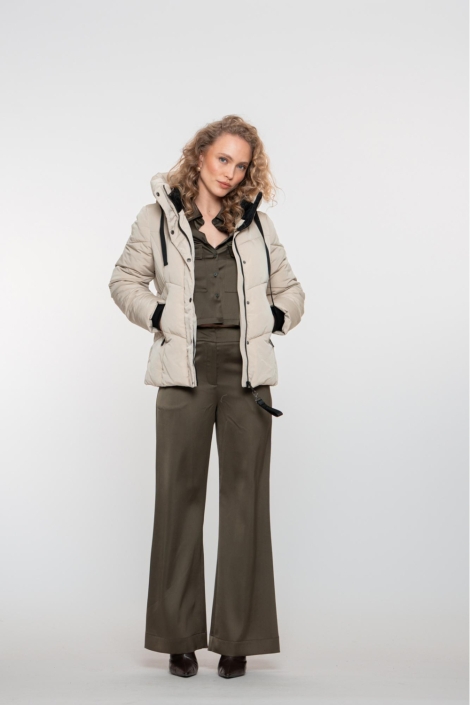 Geisha beige dames jas | Model