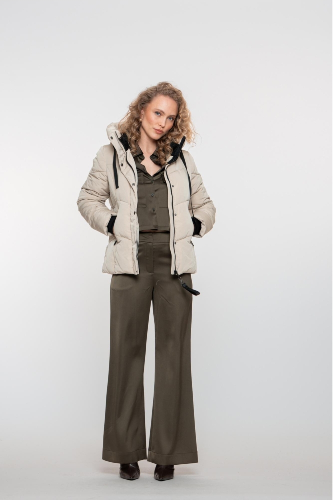 Geisha beige dames jas | Model