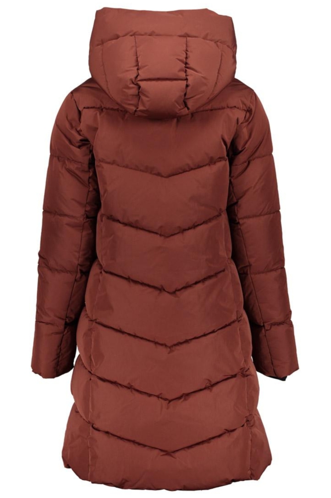 Geisha bruine dames jas | Achteraanzicht