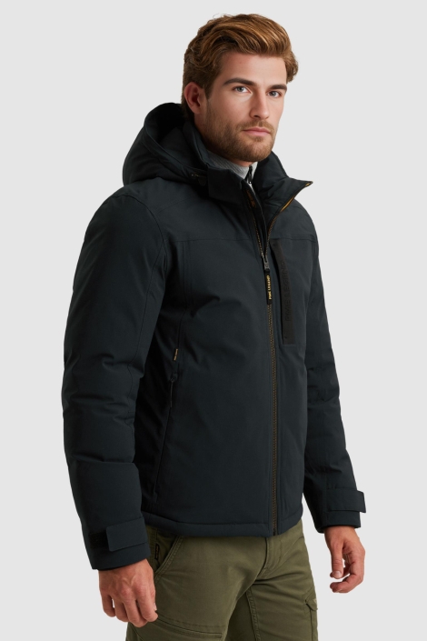 PME legend blauwe heren jas | Model zijaanzicht