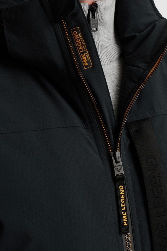PME legend blauwe heren jas | Close up