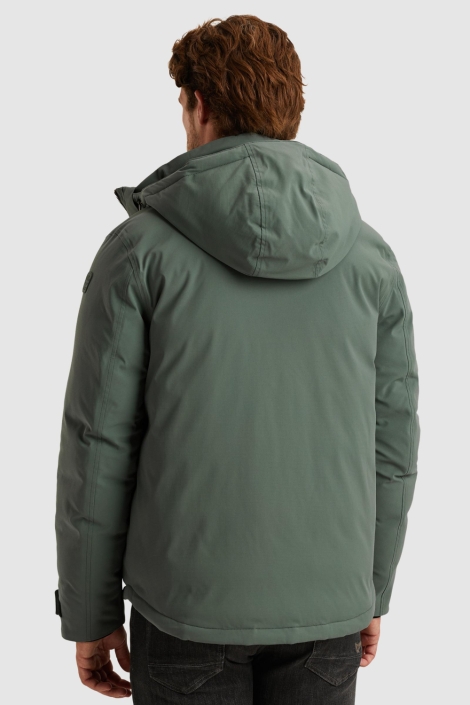 PME legend groene heren jas | Model achteraanzicht