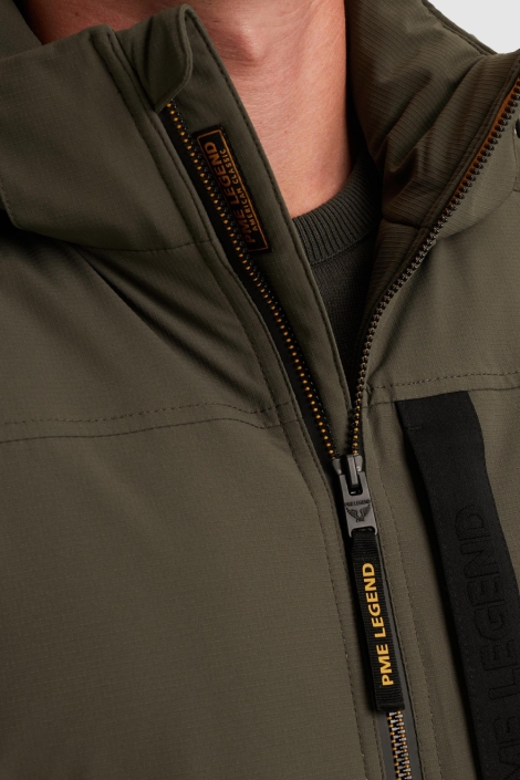 PME legend groene heren jas | Close up