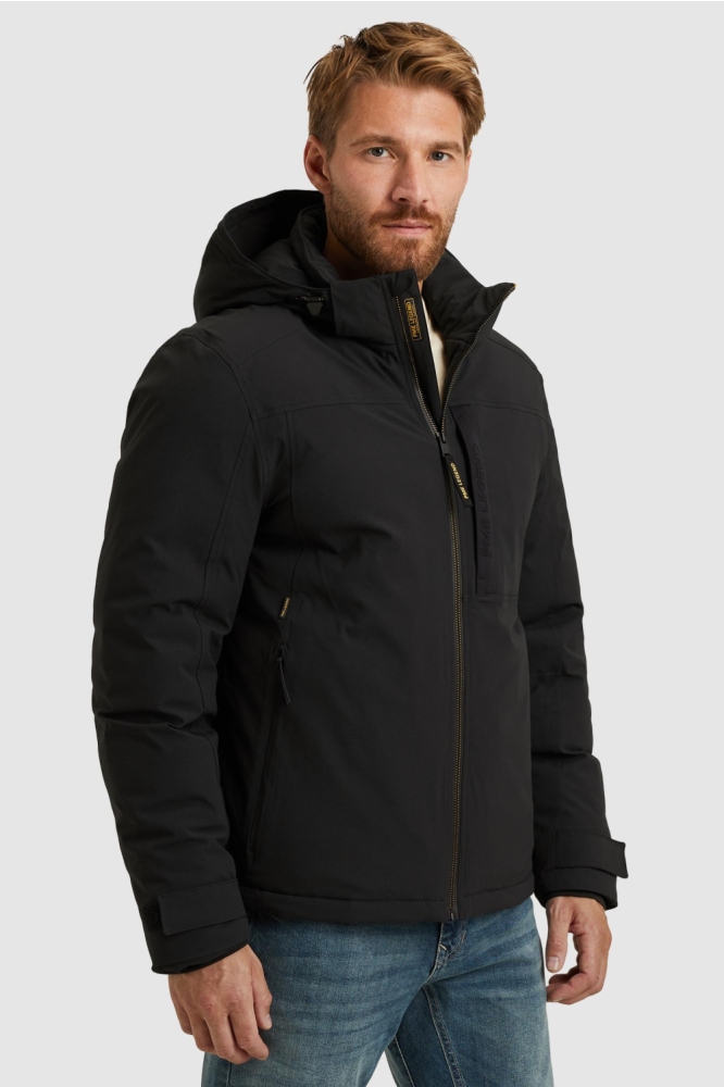 PME legend zwarte heren jas | Model zijaanzicht