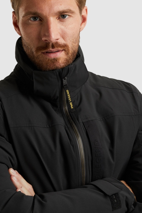 PME legend zwarte heren jas | Close up