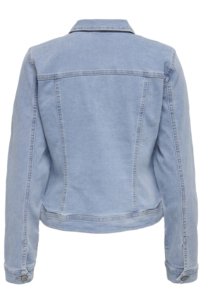 Only blauwe dames jas | Achteraanzicht
