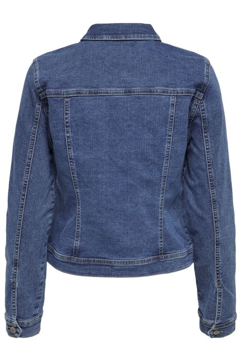 Only blauwe dames jas | Achteraanzicht