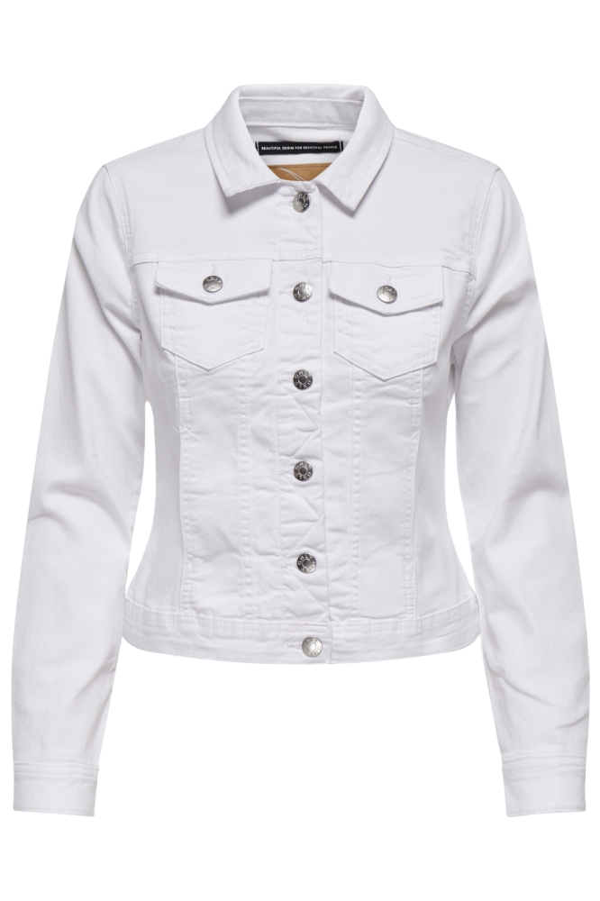 Only witte dames jas | Vooraanzicht