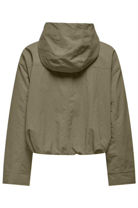 Only groene dames jas | Achteraanzicht