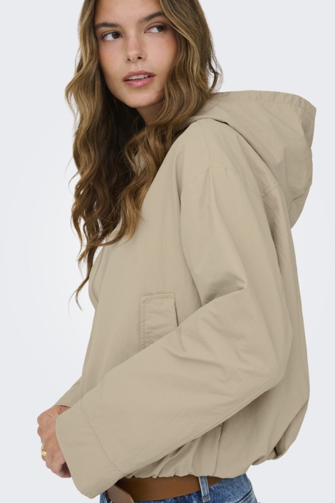 Only beige dames jas | Model zijaanzicht