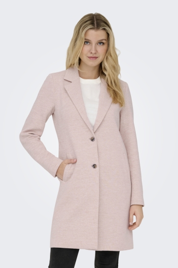 Only onlcarrie mel coat otw noos Roze