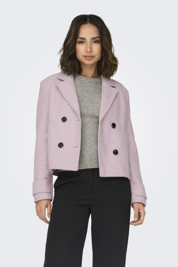Only Jas ONLFREJA LIFE SHORT DB JACKET OTW N 15320983 Deauville Mauve/MELANGE