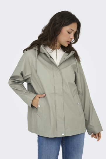 Only Jas ONLELISA SHORT RAINCOAT OTW 15361787 LAUREL OAK