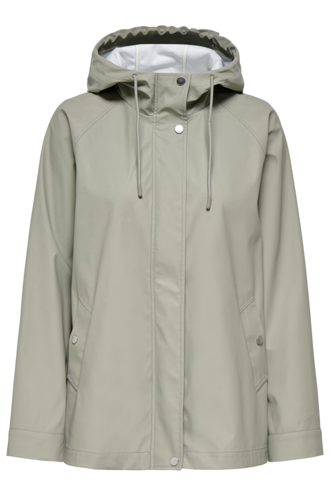 Only groene dames jas | Vooraanzicht