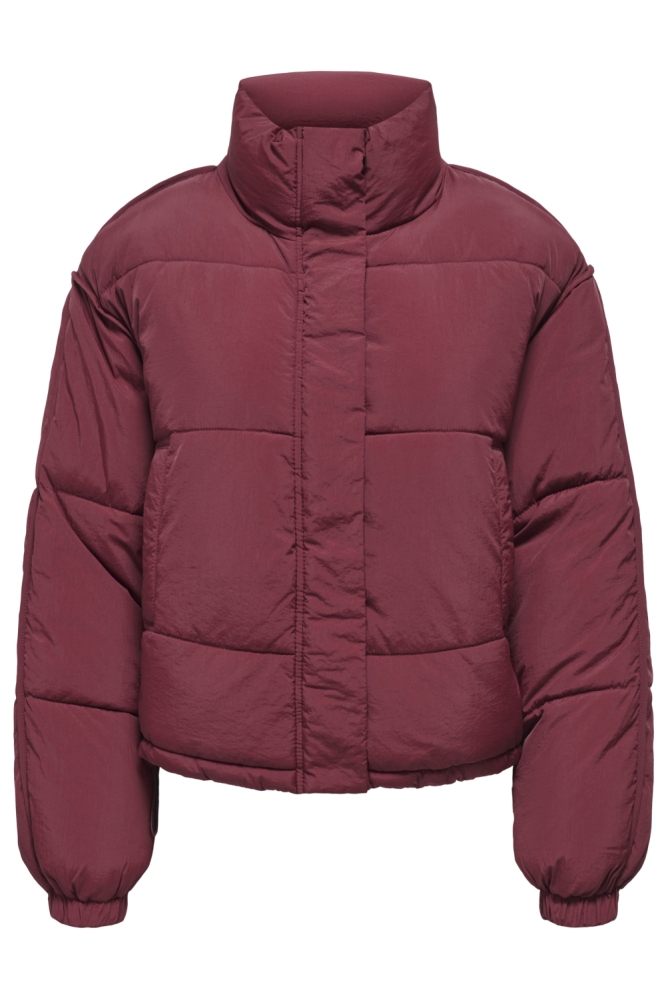 Only bordeaux dames jas | Vooraanzicht