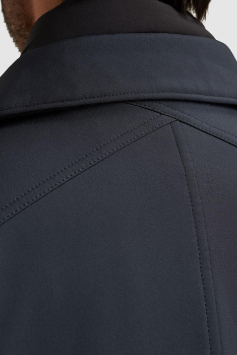 Cast Iron blauwe heren jas | Kleurstaal