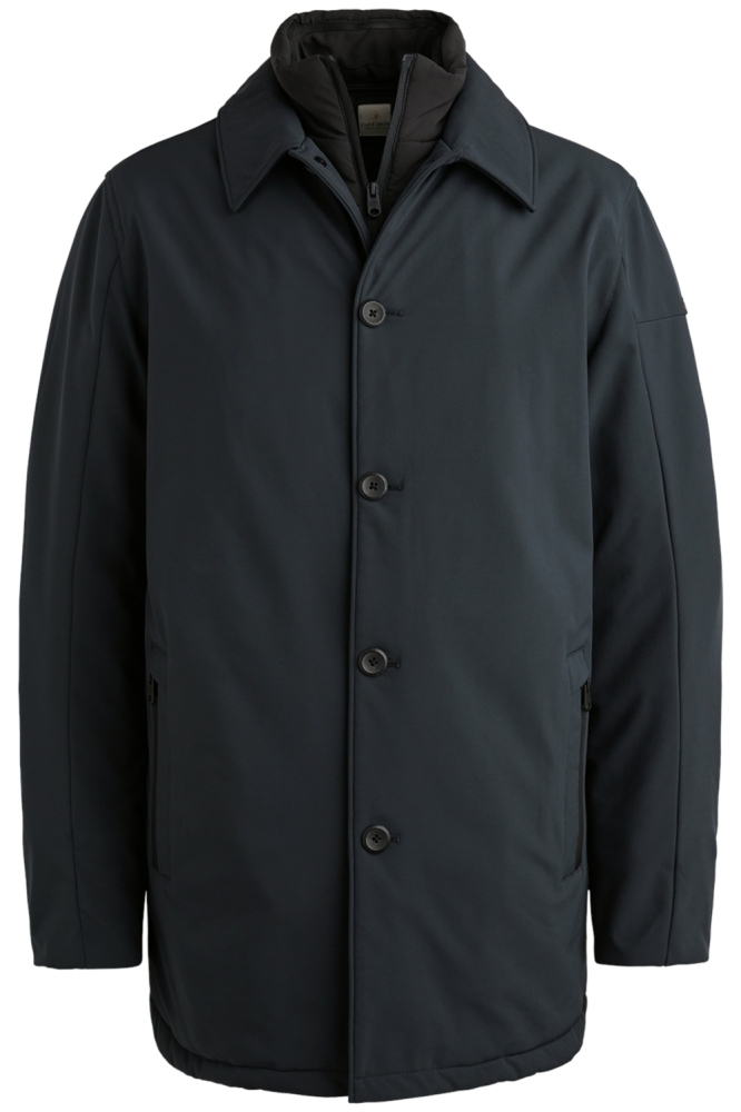 Cast Iron blauwe heren jas | Vooraanzicht