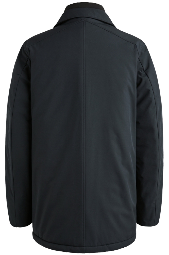 Cast Iron blauwe heren jas | Achteraanzicht