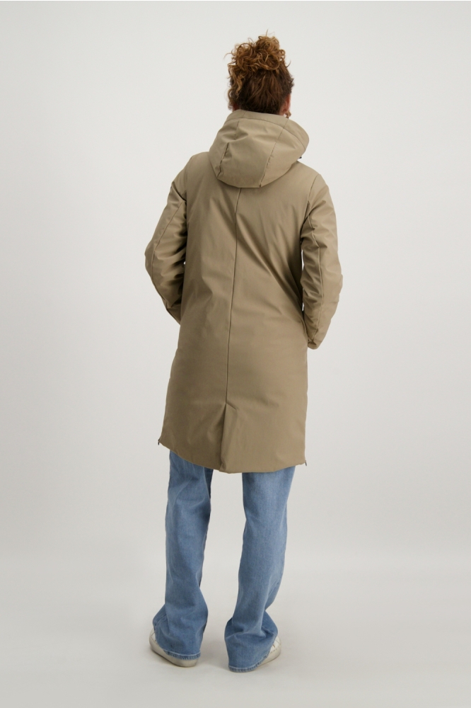 Cars zand dames jas | Model achteraanzicht
