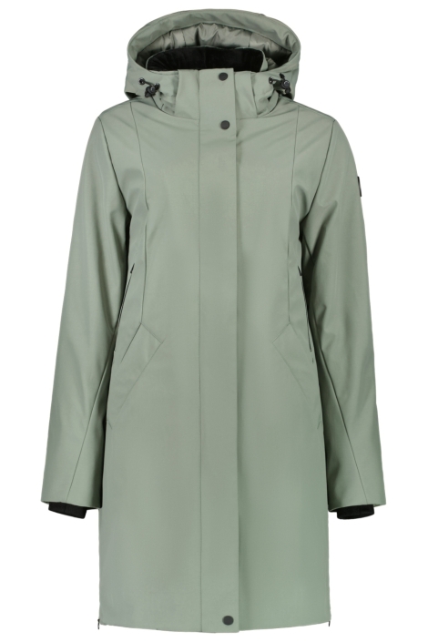 Cars groene dames jas | Vooraanzicht