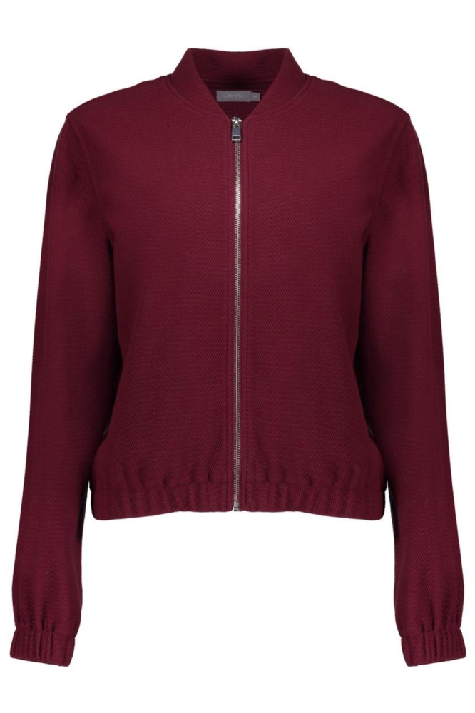 Geisha bordeaux dames vest | Vooraanzicht