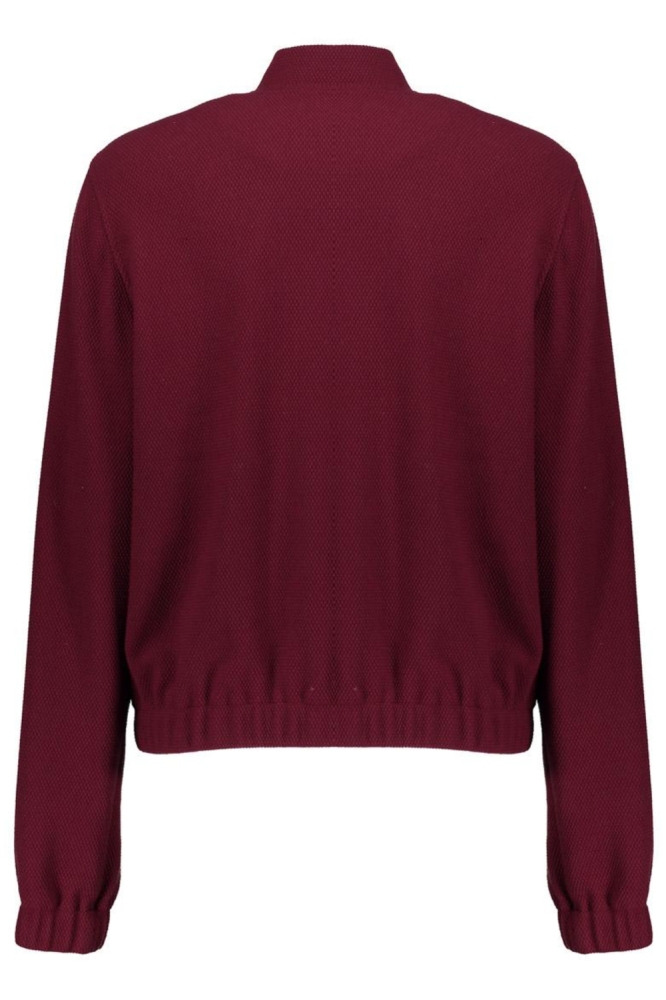 Geisha bordeaux dames vest | Achteraanzicht