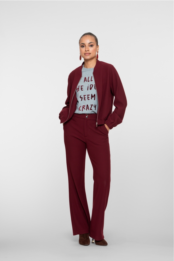 Geisha bordeaux dames vest | Model