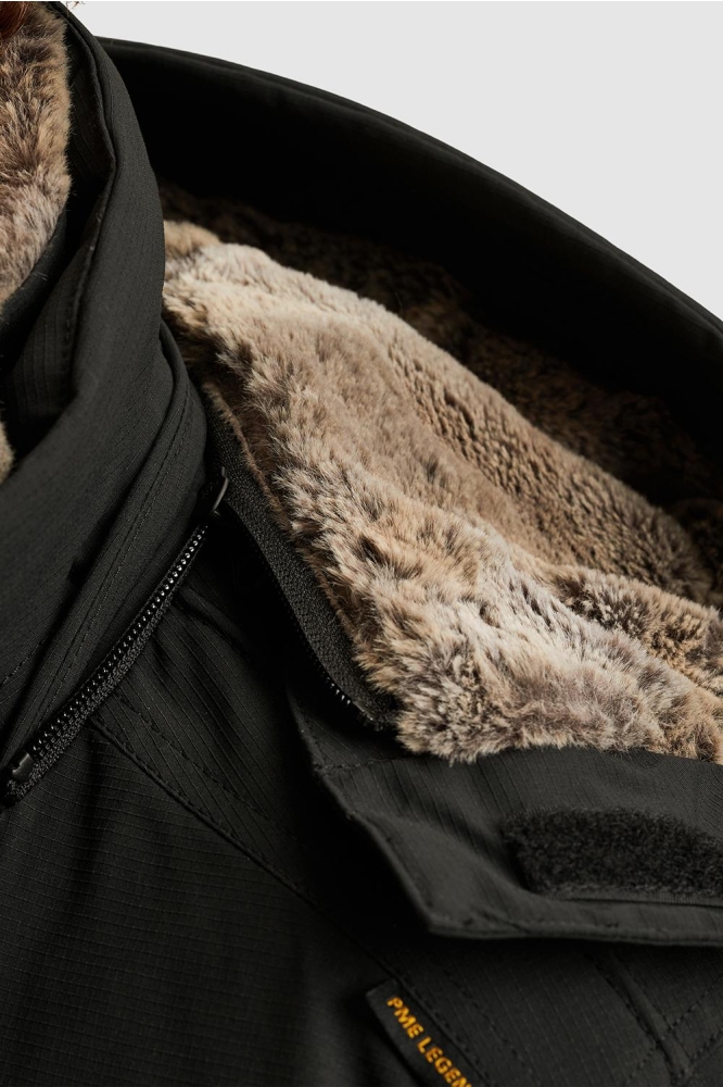 PME legend zwarte heren jas | Close up