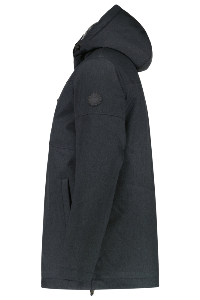 Cars grijze heren jas | Zijaanzicht