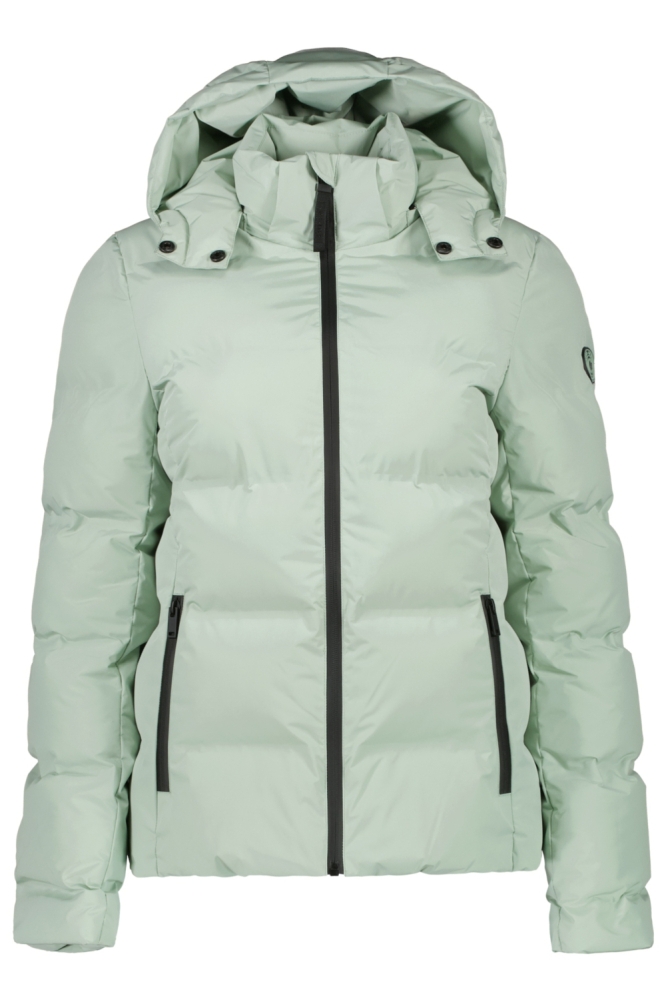 Cars groene dames jas | Vooraanzicht