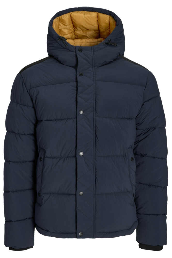 Jack & Jones blauwe heren jas | Vooraanzicht
