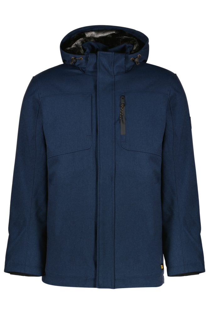 Cars blauwe heren jas | Vooraanzicht