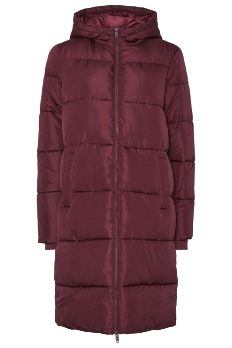 Pieces bordeaux dames jas | Vooraanzicht