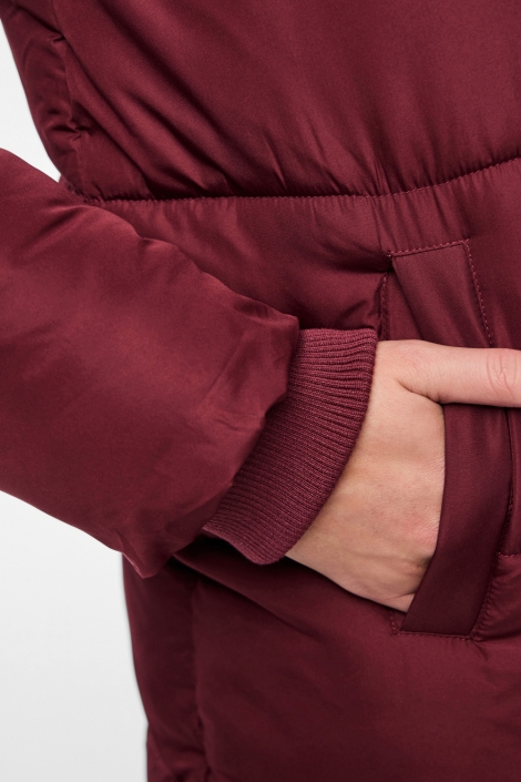 Pieces bordeaux dames jas | Close up