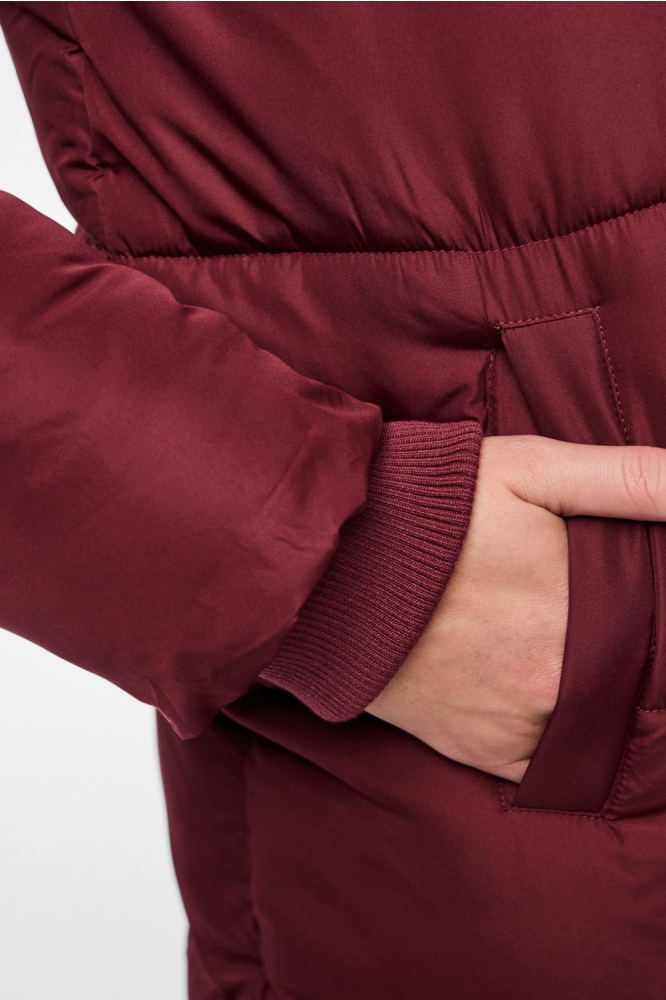 Pieces bordeaux dames jas | Close up