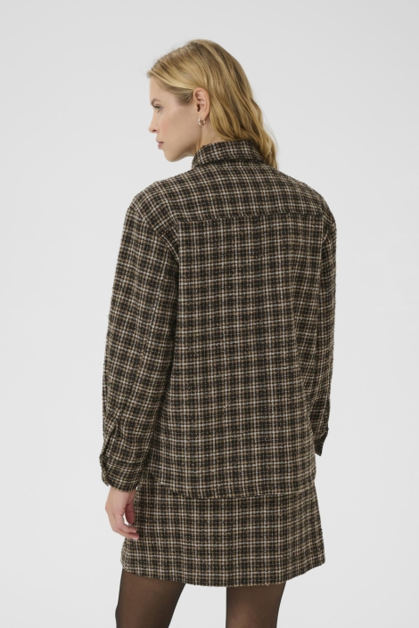 Part Two zwarte dames jas | Model achteraanzicht