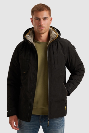 PME legend semi long jacket snowpack micro ri Zwart