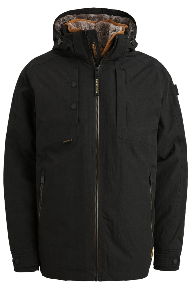 PME legend zwarte heren jas | Vooraanzicht