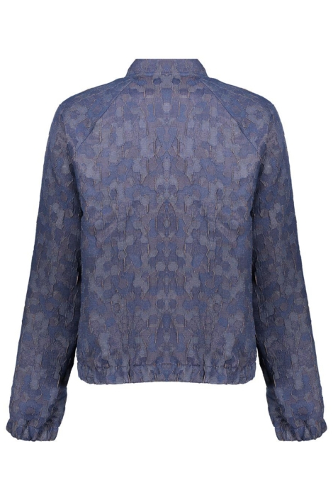 Geisha blauwe dames vest | Achteraanzicht