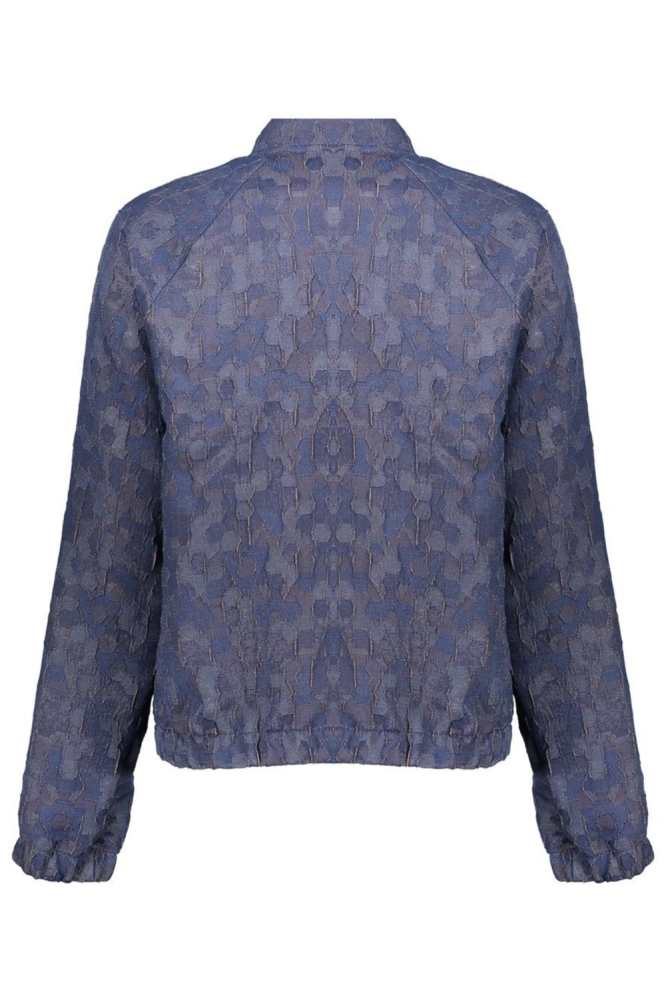 Geisha blauwe dames vest | Achteraanzicht