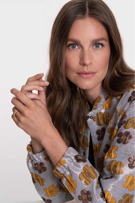 Geisha grijze dames vest | Unique Selling Point