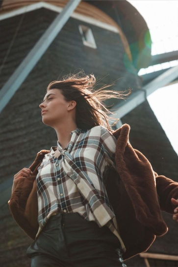 Zusss FAUX FUR JASJE 0310 028 1030 MID BROWN