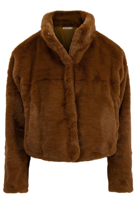 Zusss bruine dames jas | Vooraanzicht