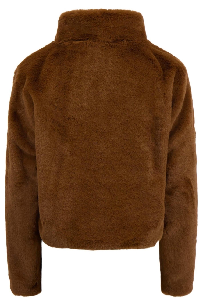 Zusss bruine dames jas | Achteraanzicht