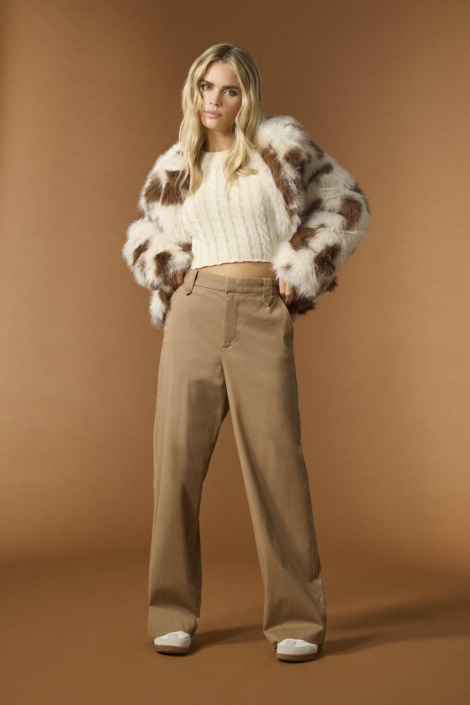 Only beige dames jas | Model