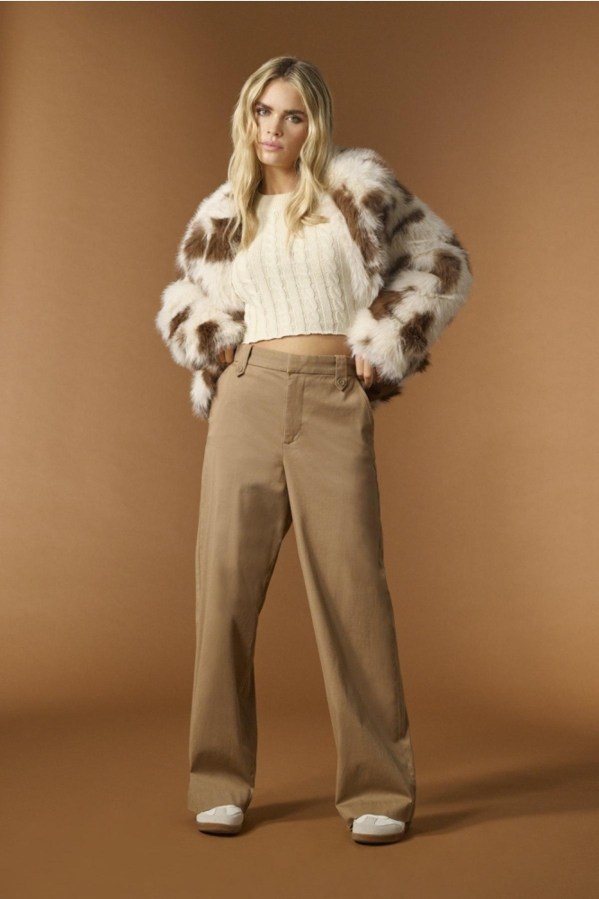 Only beige dames jas | Model