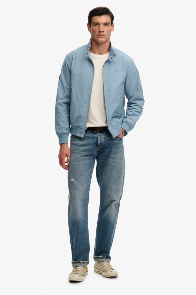 Superdry blauwe heren jas | Model