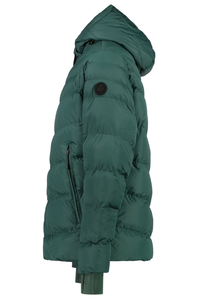 Cars groene heren jas | Zijaanzicht